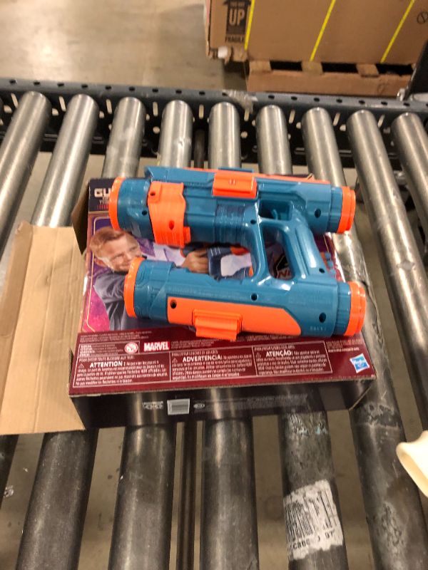 Photo 2 of Marvel Studios' Guardians of The Galaxy Vol. 3 Nerf Star-Lord Quad Blaster, Great for Kids Halloween Costume, 3 Nerf Darts, Role Play Super Hero Toys, 5+