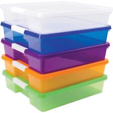 Photo 1 of 12x12 Stack & Store Box, Assorted Colors (5 units/pack)
