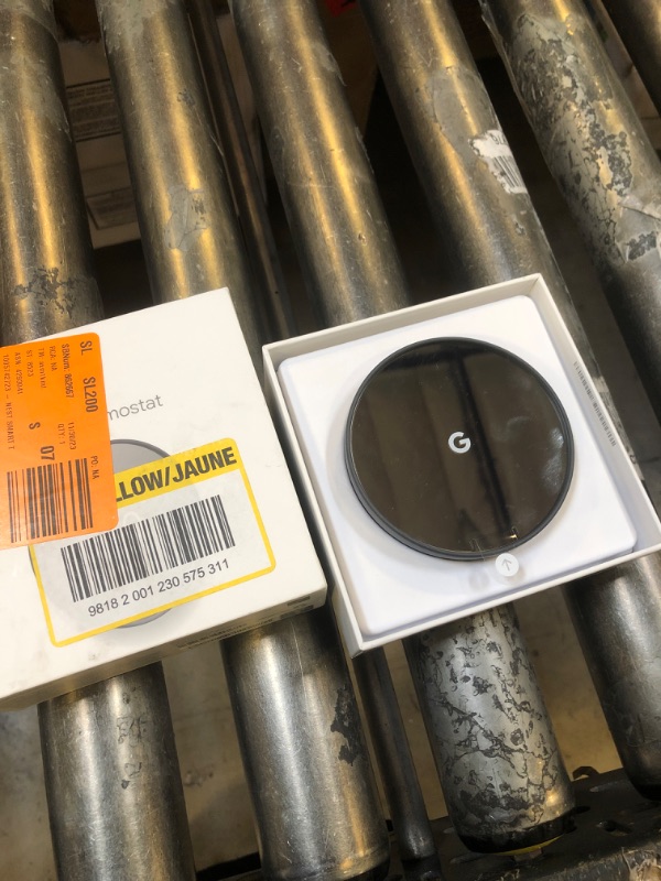 Photo 1 of Google Nest Thermostat - Smart Thermostat for Home - Programmable Wifi Thermostat - Charcoal