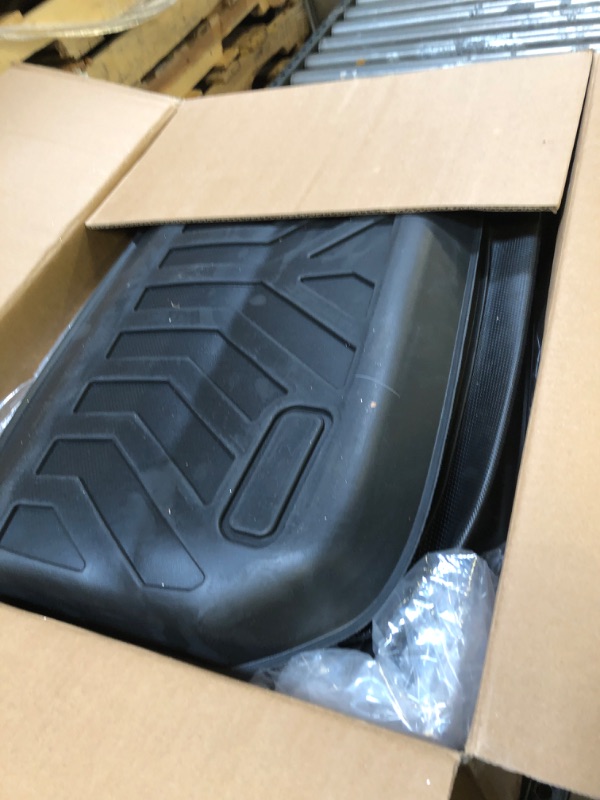 Photo 2 of (6 Pack) Tesla Model Y Floor Mats 2023 2022 2021 2020 3D Full Cover Front Rear Trunk Mats Custom Fits Floor Liners for Tesla Model Y Accessories All-Weather Protect Rear Cargo Liner Mats Model Y ?6 Pack?Floor+Cargo+Trunk Mats