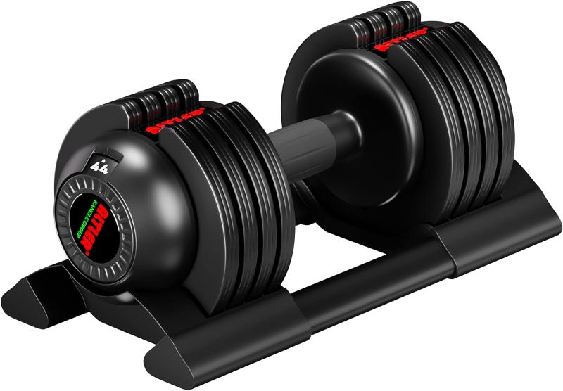 Photo 1 of 
ALTLER Adjustable Dumbbell, 22lb/44lb/52lb Dumbbell Set with Tray for Workout Strength Training Fitness, Adjustable Weight Dial Dumbbell 