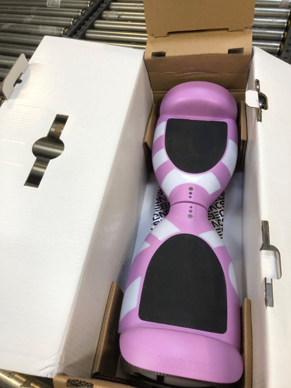 Photo 2 of Jetson All Terrain Light Up Self Balancing Hoverboard with Anti-Slip Grip Pads, for riders up to 220lbs Purple