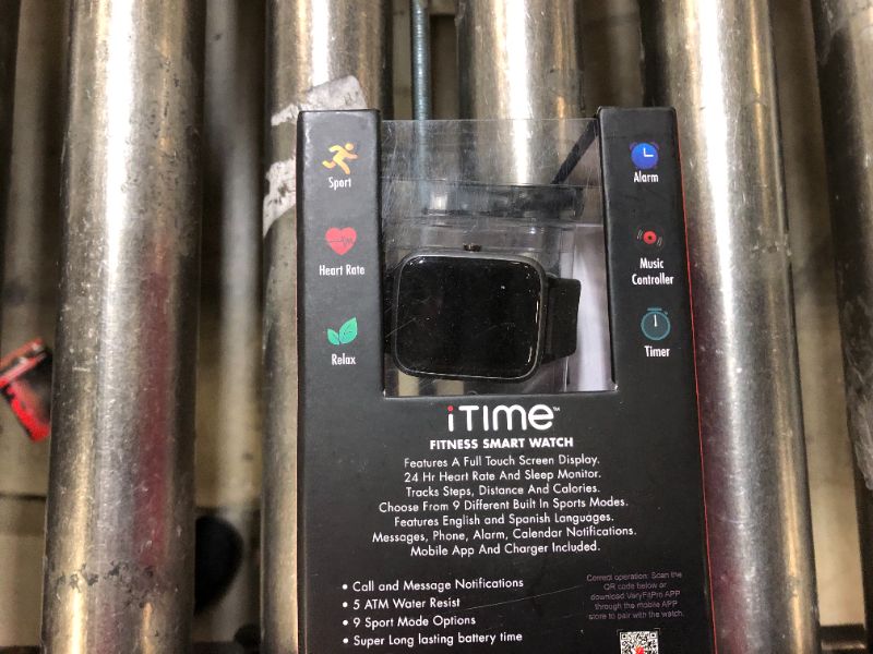 Photo 1 of itime smartwatch black 