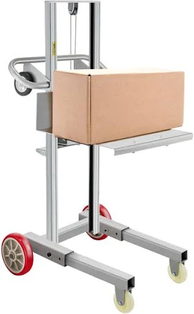 Photo 1 of  Manual Winch Stacker 4.7" 57" Height Range 23.6" Length x 19.7" Width Platform Steel 