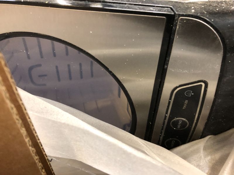 Photo 3 of Thereye Countertop Nugget Ice Maker, Pebble Ice Maker Machine, 30lbs Per Day, 2 Ways Water Refill, 3Qt Water Reservoir & Self-Cleaning, Stainless Steel Finish Ice Machine for Home Office Bar Party