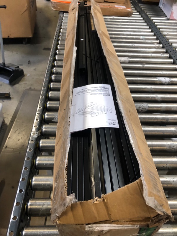 Photo 1 of Panana 5 Inch Metal Box Spring Bed Base/Heavy Duty Steel with Fabric Cover/Mattress Foundation/Wooden Slat Easy Assembly,Queen,White Queen 5.0 Inches