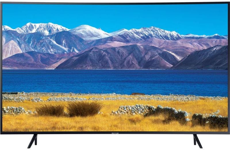 Photo 1 of SAMSUNG 55-Inch Class Crystal UHD TU8300 Series - 4K UHD Curved Smart TV With Alexa Built-in (UN55TU8300FXZA)
