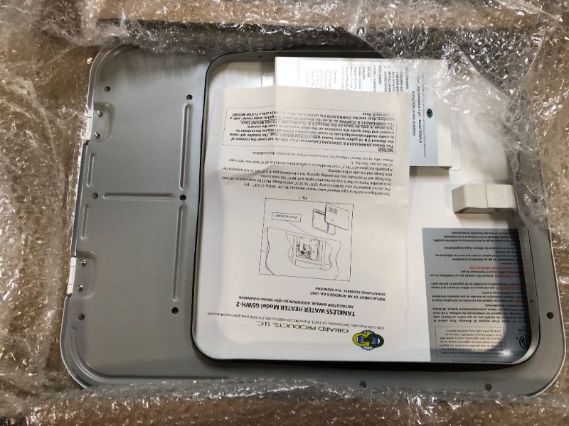 Photo 3 of Girard Products Llc RV Water Heater Door Installation Kit - 6-Gallon, Polar White