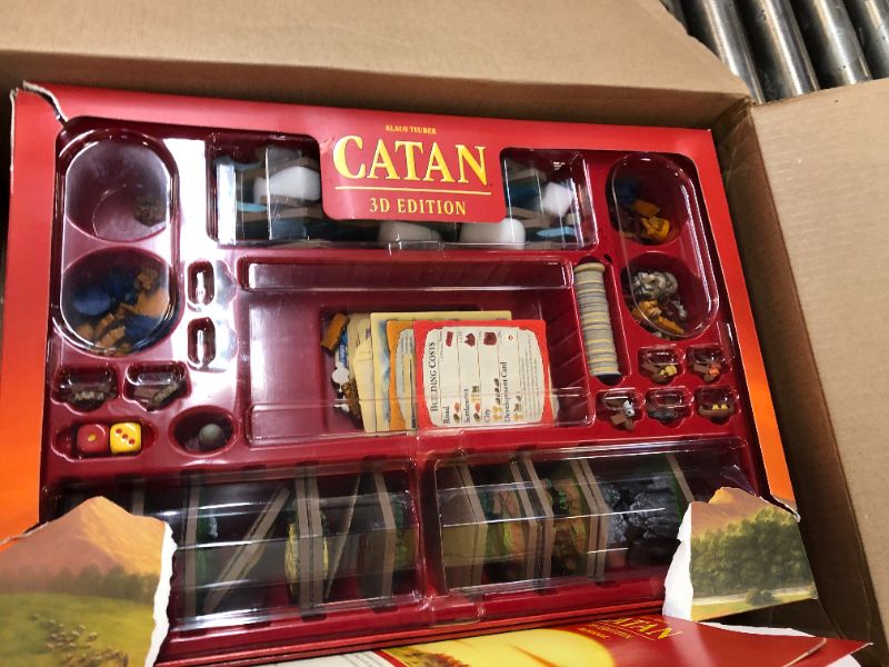 Photo 2 of CATAN 3D Edition Board Game | Strategy Game with Immersive 3D Tiles | Adventure Game | Family Game for Adults and Kids | Ages 12+ | 3-4 Players | Average Playtime 60-90 Minutes | Made by CATAN Studio 1. Standalone Catan: 3D Edition