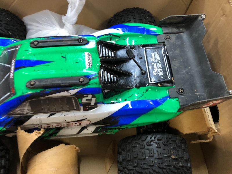 Photo 3 of ARRMA RC Truck 1/10 VORTEKS 4X4 3S BLX Stadium Truck RTR (Batteries and Charger Not Included), Green, ARA4305V3T3