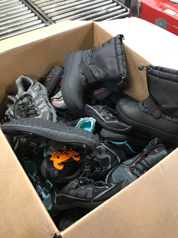 Photo 1 of Box lot of shoes/footwear
Final sale, no returns