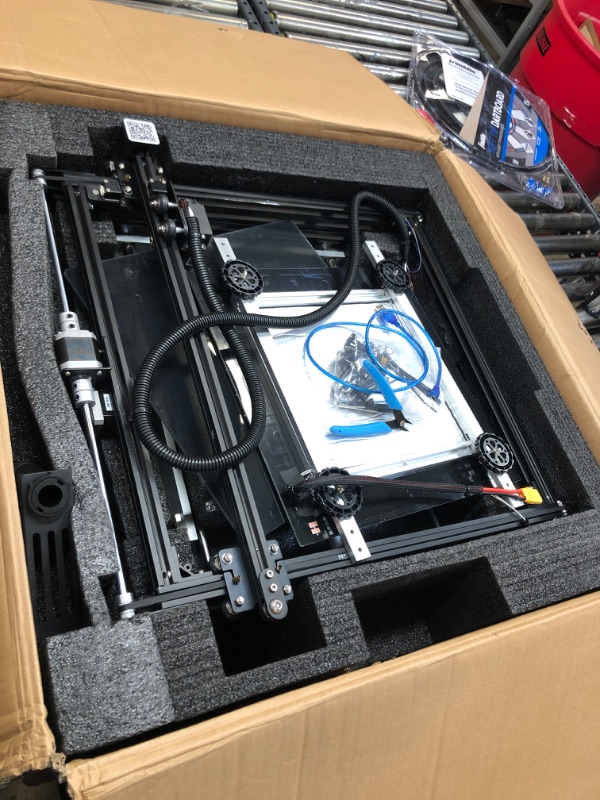 Photo 1 of Creality 3D Printer Ender 5 Plus FDM Printer with Auto Bed Leveling Sensor Kit, Dual Z-Axis Touch Screen and Glass Bed Large Printing Size 350x350x400mm