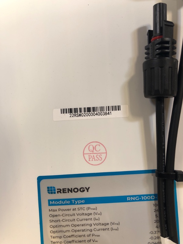 Photo 1 of Renogy 200 Watts 12 Volts Monocrystalline RV Solar Panel Kit with Adventurer 30A LCD PWM Charge Controller and Mounting Brackets for RV, Boats, Trailer, Camper, Marine, Off-Grid Solar Power System 200W