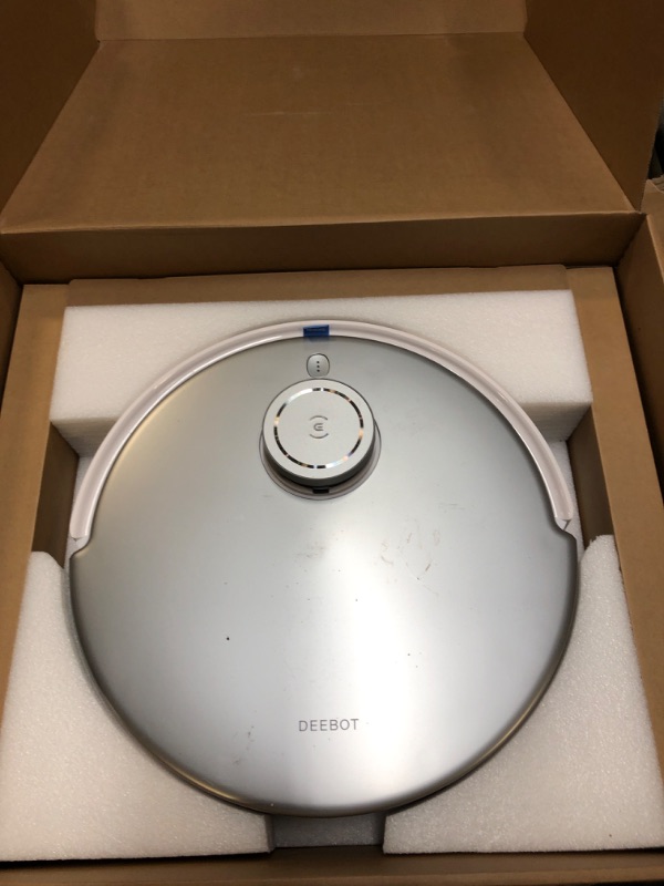 Photo 4 of ECOVACS DEEBOT T20 Omni Robot Vacuum and Mop, Hot Water Mop Washing, Self-Emptying, Hot Air Drying, 6000Pa Suction, OZMO Turbo Spinning Mop with Auto Mop Lift, Obstacle Avoidance, YIKO Voice Assistant