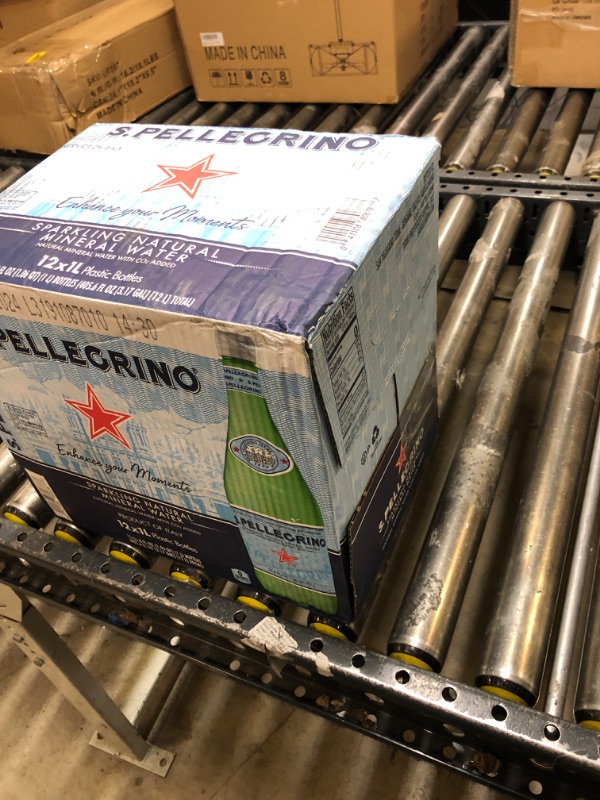 Photo 3 of S.Pellegrino Sparkling Natural Mineral Water, 33.8 fl oz. Plastic Bottles (Pack of 12) 33.81 Fl Oz (Pack of 12) Water