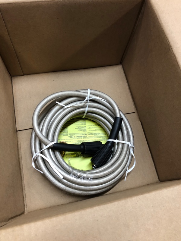 Photo 1 of 1/4 in. x 25 ft. 2,300 PSI Pressure Washer Replacement Hose
