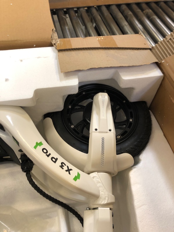 Photo 3 of isinwheel X3Pro Electric Scooter, 1200W Motor E-Scooter,12" Fat Tires, 37 Miles Range, 28 Mph Portable Folding Commuter Electric Scooter for Adults, Max Load 400lbs & 4 Speed Modes X3 Pro-12Inch Tires