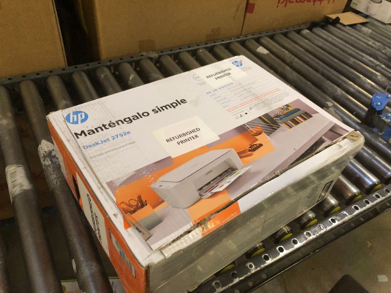 Photo 1 of HP DeskJet 2752 Wireless All-in-One Color Inkjet Printer, Scan and Copy with Mobile Printing, 8RK11A (Renewed)