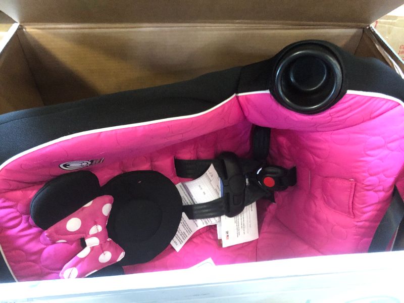 Photo 2 of Disney Baby Onlook 2-in-1 Convertible Car Seat, Rear-Facing 5-40 pounds and Forward-Facing 22-40 pounds and up to 43 inches, Mouseketeer Minnie