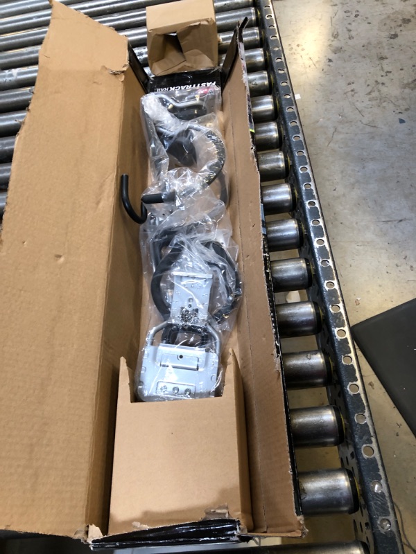 Photo 1 of Rubbermaid FastTrack Garage Storage Utility Hooks, All in One Rail Hook Kit and Tool Organizer, 8 Piece, Heavy Duty for Wall/Shed/Garden 1 Rail, 7 Hooks