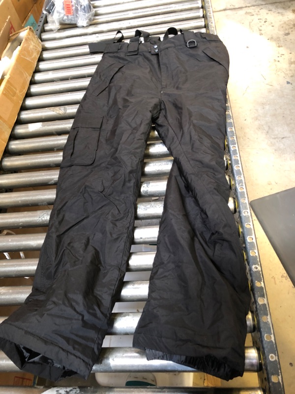 Photo 1 of Sport Essentials Men's Bib Snow Pants Men Ski Pants Black XXL #5499
