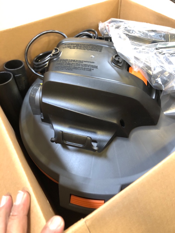 Photo 2 of 16 Gallon 5.0 Peak HP NXT Wet/Dry Shop Vacuum with Filter, Locking Hose and Accessories