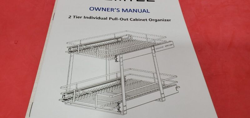 Photo 1 of 12'' *22''2 TIER INDIVIDUAL PULL OUT SHELVES 