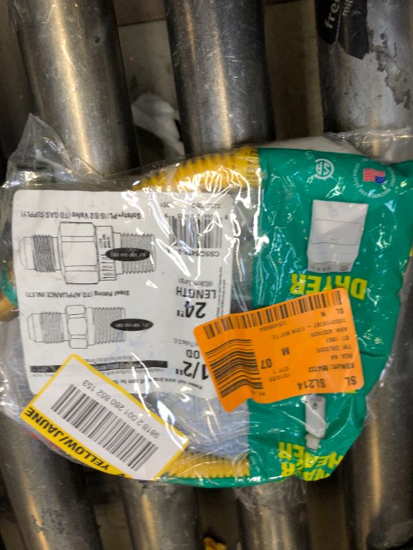 Photo 2 of 1/2 in. MIP x 1/2 in. MIP x 24 in. Gas Connector (1/2 in. OD) w/Safety+Plus2 Thermal Excess Flow Valve (85,000 BTU)