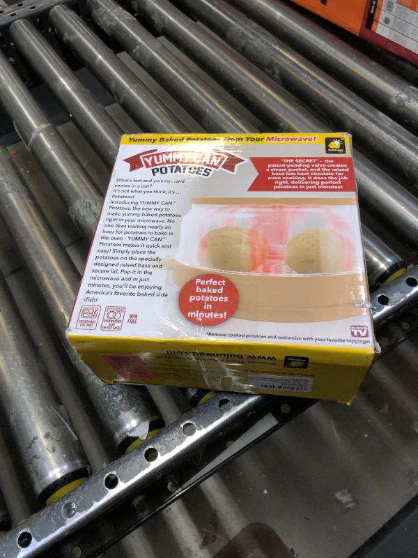 Photo 3 of Yummy Can Potatoesk AS-SEEN-ON-TV, Enjoy a Perfectly Baked Microwave, Cooks in Minutes, Tender & Fluffy Spuds, Endless Potato-Possibilities, Easy to Clean, Dishwasher-Safe, 8 In, Clear