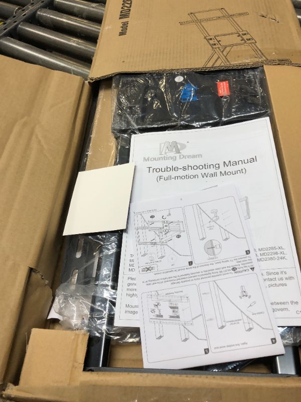 Photo 1 of Mounting Dream Long Arm TV Wall Mount for Most 42-90 Inch TV, 40 Inch Long Extension TV Mount Swivel and Tilt, Full Motion TV Mount Fits Max VESA 800x400mm, 150 lbs. Loading, 16”,18”, 24” Studs