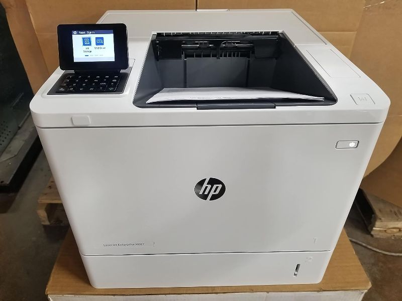 Photo 1 of HP LaserJet M607 M607n Laser Printer - Monochrome (Renewed)
