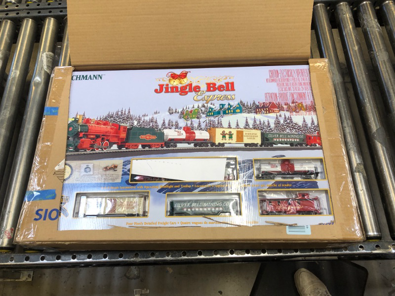 Photo 2 of Bachmann Trains - Jingle Bell Express Ready To Run Electric Train Set - HO Scale