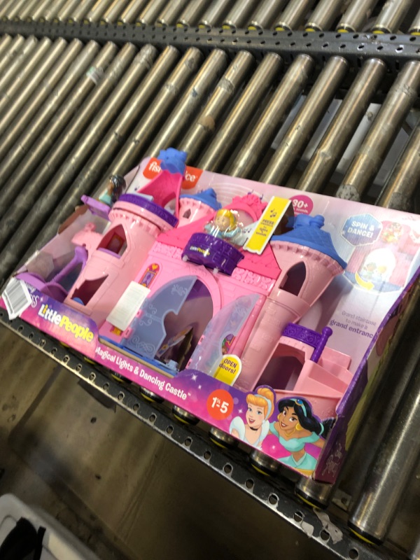 Photo 2 of Fisher-Price Little People Toddler Playset Disney Princess Magical Lights & Dancing Castle Musical Toy with 2 Figures for Ages 18+ Months