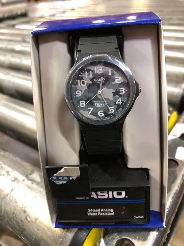 Photo 1 of Casio MQ24-1B 3-Hand Analog Water Resistant Watch
