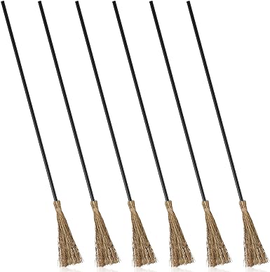 Photo 1 of 6 Halloween Witch Broomstick Broom Props Costume Accessories for Party Cosplay
