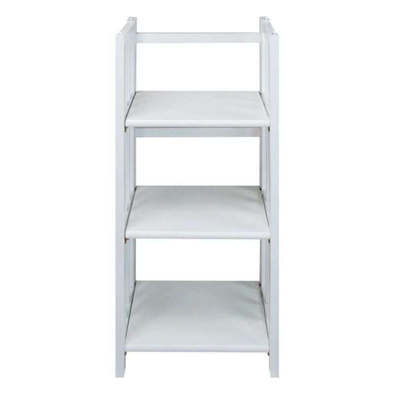 Photo 1 of 3-Shelf Folding Bookcase 14" Wide-White
