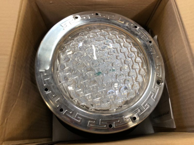 Photo 1 of 12V LED Pool Light 50FT, 10 Inch Color Changing Pool Light Bulb for Inground Pool, Underwater Swimming Pool Spa Light Replacement Compatible with pentair Pool Fixtures