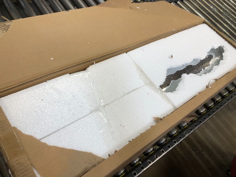 Photo 1 of Poly Stone Mirror Mosaic Vase 