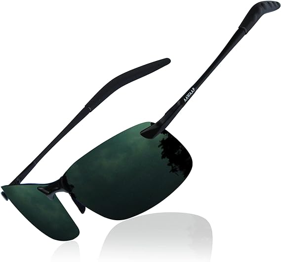 Photo 1 of Polarized Sports Sunglasses for Men Golf Driving Fishing Sunglasses Men Polarized UV Protection
