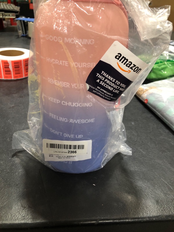 Photo 1 of 64OZ PINK AND BLUE WATER JUG 