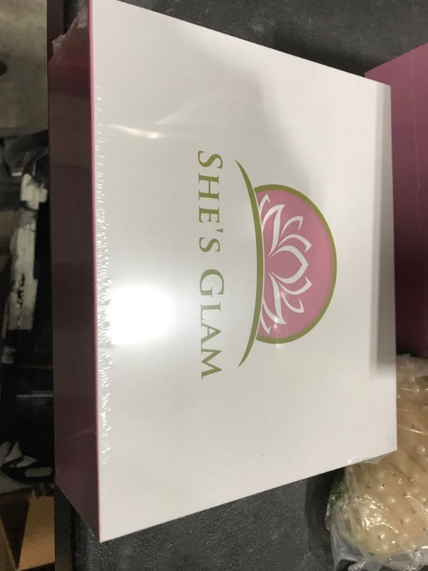 Photo 1 of 2 Pcs Rose Quartz Facial Roller and Gua Sha Set for Face Lymphatic Drainage and Skincare with Headband