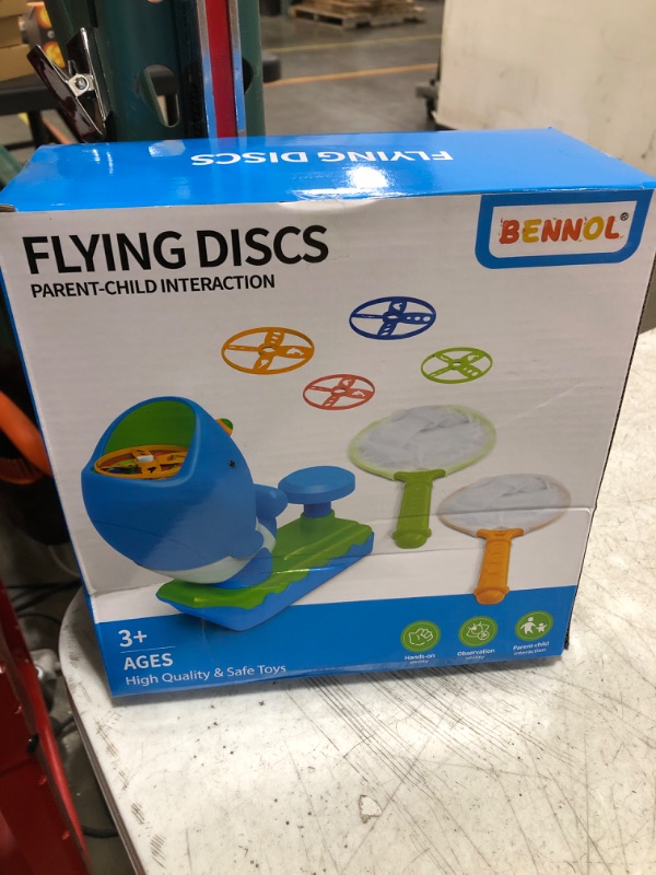 Photo 2 of Bennol Outdoor Game Toys for Kids Ages 3-5 4-8, Flying Disc Launcher Outdoor Outside Toys Gifts for 3 4 5 6 7 8 Year Old Boys Kids, Ideas Outside Outdoor Toys for Kids Toddlers Boys Ages 3-5 6-8 4-8 15 PCS