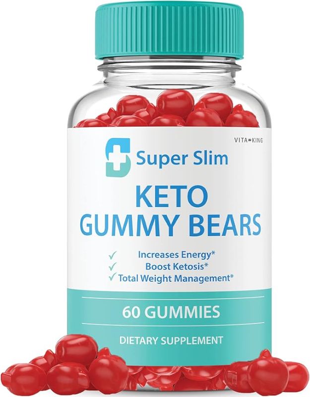 Photo 1 of  Vitaking Super Slim Keto Gummies Keto Formula Gummie Bears Super Slim Gummies Keto Super Slim Keto Gummy Bears Weight Loss Supplement (60 Gummies) 