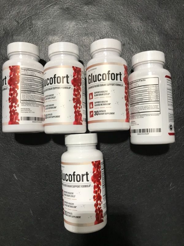 Photo 1 of PACK OF 5 IDEAL PERFORMANCE (Official) Glucofort Supplement Support Formula (5 Pack) EXPIRE 02/2025