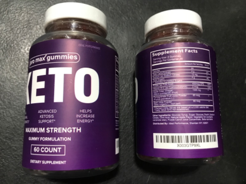 Photo 1 of 2 PACK KETO PRO MAX GUMMIES EXPIRE 06/2024