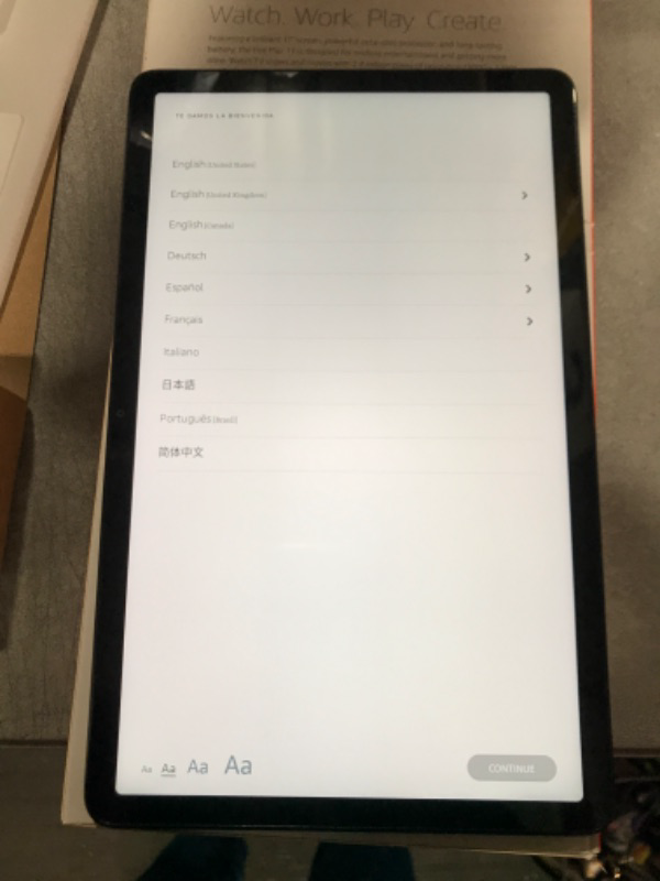 Photo 6 of Amazon Fire Max 11 tablet, vivid 11” display, all-in-one for streaming, reading, and gaming, 14-hour battery life, optional stylus and keyboard, 64 GB, Gray 64 GB With Lockscreen Ads Gray Amazon Fire Max 11