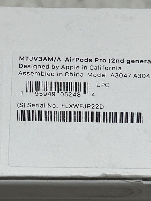 Photo 2 of Apple AirPods Pro (2nd Generation) Wireless Ear Buds with USB-C Charging, Up to 2X More Active Noise Cancelling Bluetooth Headphones, Transparency Mode, Adaptive Audio, Personalized Spatial Audio USB-C Without AppleCare+