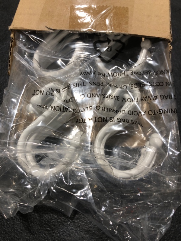 Photo 1 of 24 PC SET WHITE SHOWER HOOKS 