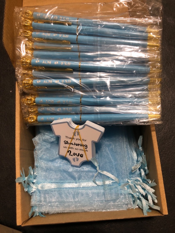 Photo 1 of BABY BOY GENDER REVEAL PARTY ACCESSORIES 