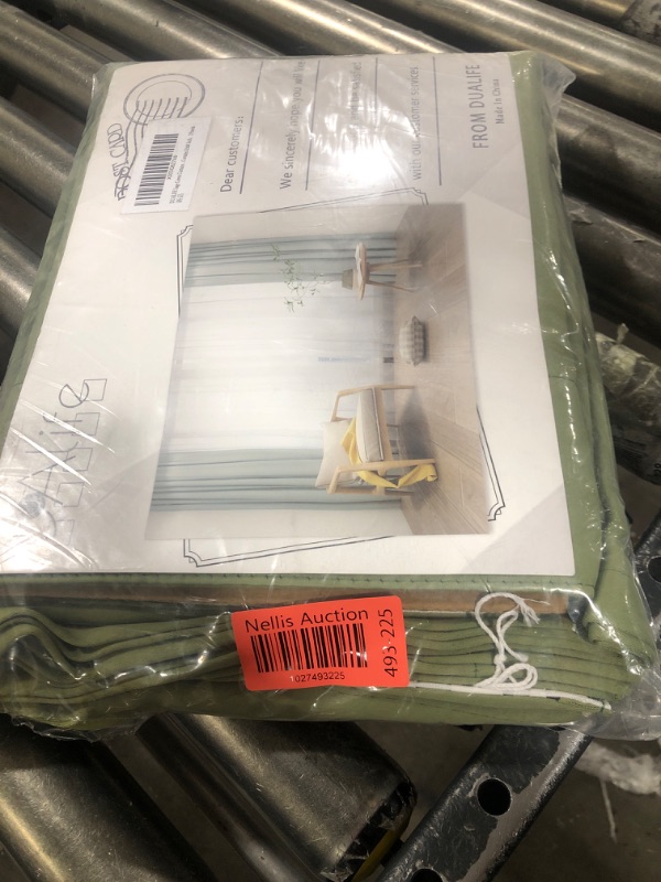 Photo 2 of DUALIFE Blackout Curtains Sage Green for Bedroom Living Room 84 Inches Long - Back Tab and Rod Pocket Thermal Insulated Room Darkening Curtains(2 Panels, 52 W x 84 L) 52"W x 84"L Sage Green